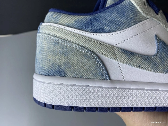 Jordan Denim 1 Air Washed CZ8455-100 Low 1102